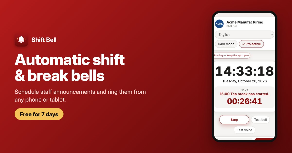 Shift Bell